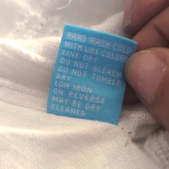 J.Mclaughlin White embroidered Poncho Blouse with Arms Size M/L - Picture 6 of 10